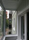 Остекление балкона с отделкой в хрущевке - фото 2
