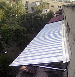 Крыша на балкон последнего этажа - фото 2