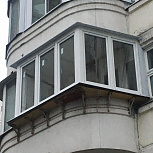 Окна Rehau Delight на угловом балконе - фото 1