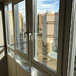 Теплые окна Rehau Geneo на балконе - фото 3